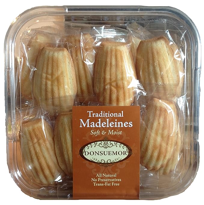 DONSUEMOR TRADITIONAL MADELEINES – 28 INDIVIDUALLY WRAPPED