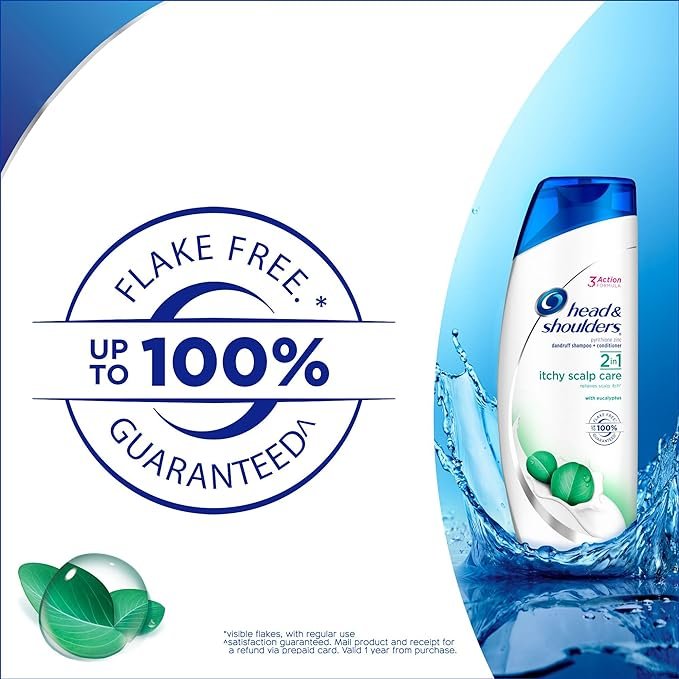 HEAD AND SHOULDERS, ANTI-DANDRUFF SHAMPOO + CONDITIONER