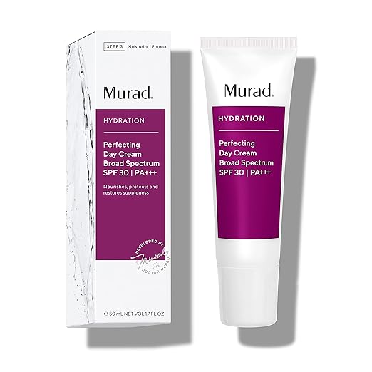 MURAD PERFECTING DAY CREAM BROAD SPECTRUM SPF 30 – HYDRATION SPF FACIAL MOISTURIZER CREAM WITH SPF, 1.7 FL OZ